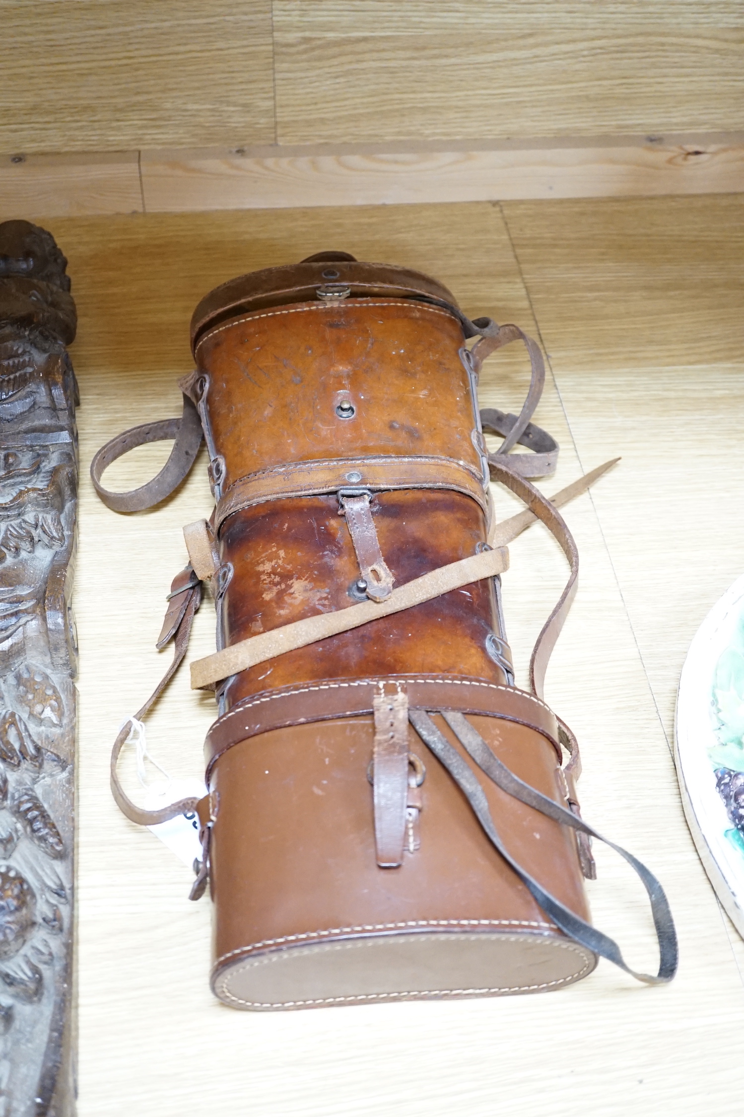 Three cased pairs of binoculars - Zeiss, Cogswell & Harrison and another